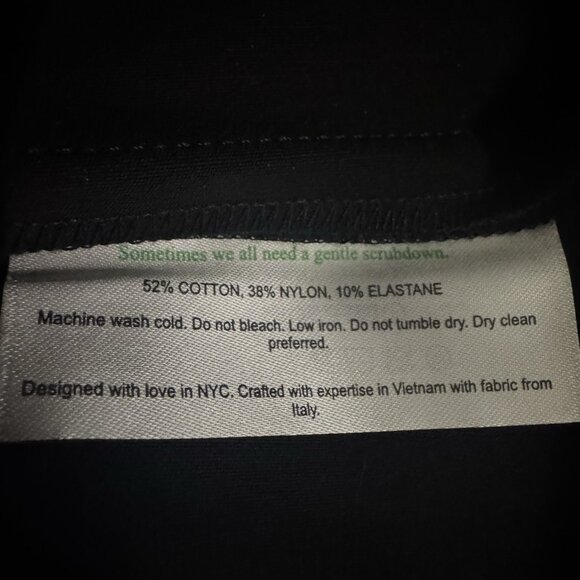 MM Lafleur Women’s Foster Trouser Pants Size 10 Black Powerstretch High Rise New - Picture 7 of 8